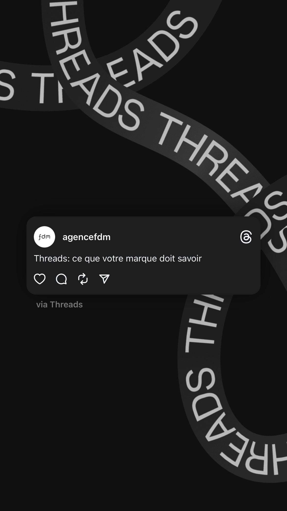 Stratégie Threads pour les marques par Agence FDM