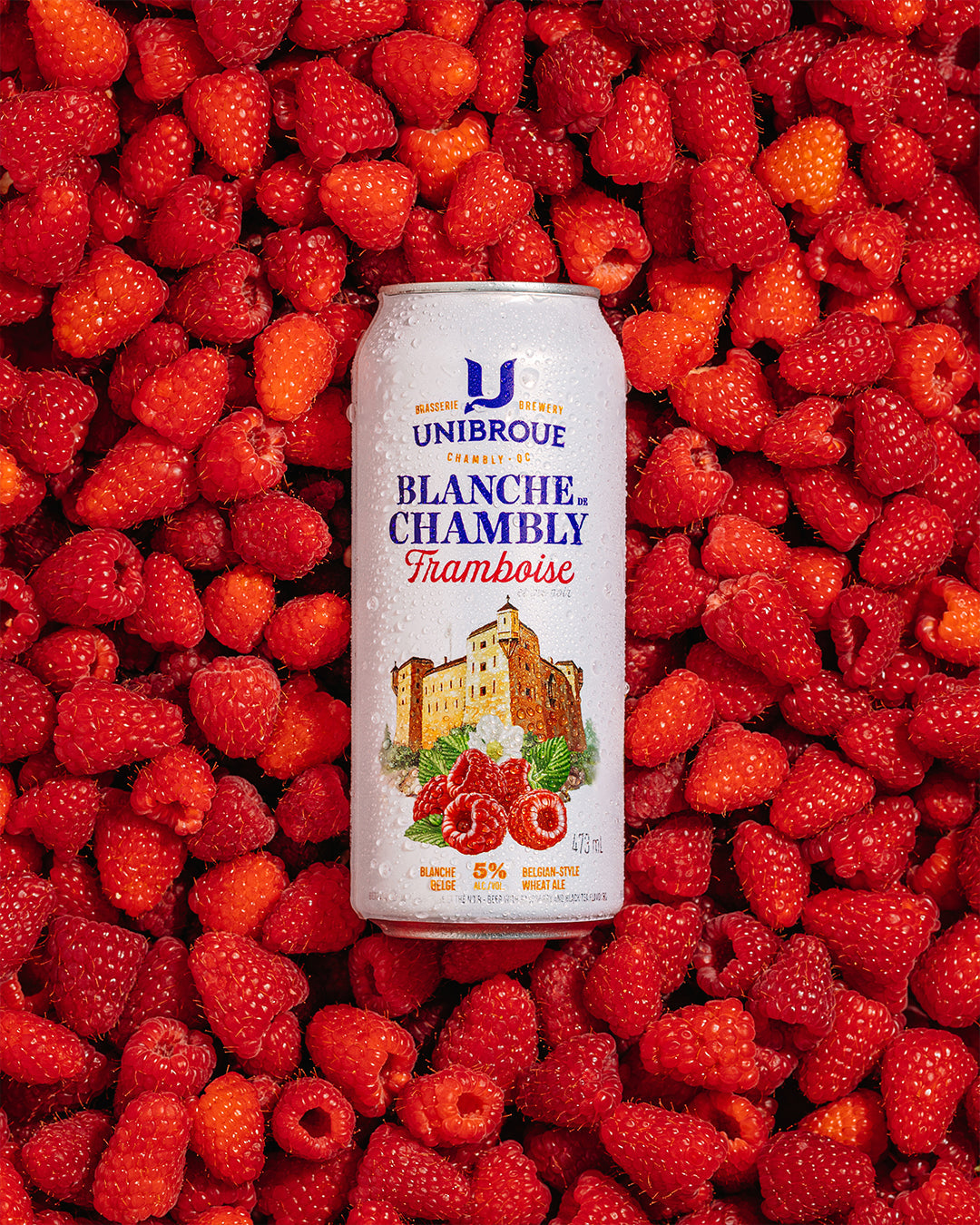 Blanche de Chambly Framboise et thé noir d’Unibroue
